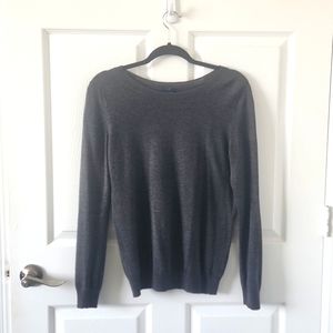 GAP Women's Crew Neck Gray Sweater M